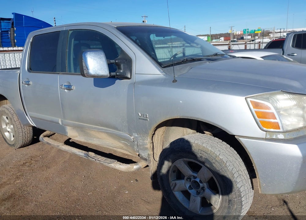 2004 NISSAN TITAN SE VIN: 1N6AA07B04N568540