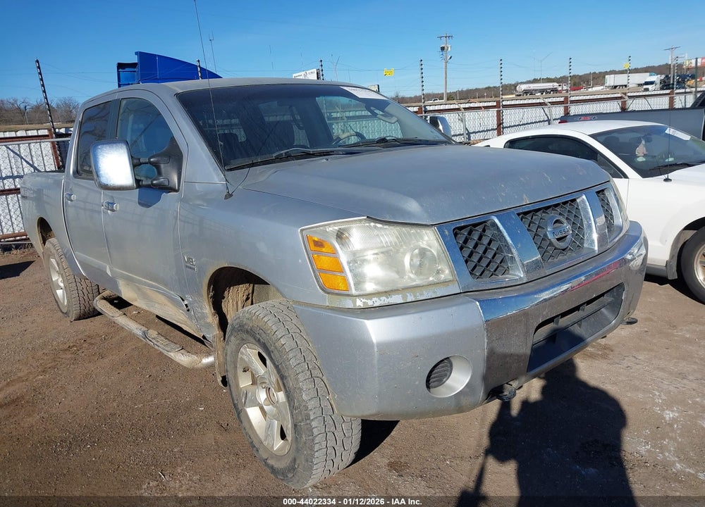 2004 NISSAN TITAN SE VIN: 1N6AA07B04N568540