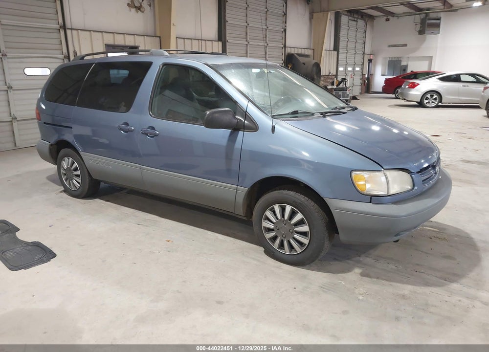 2000 TOYOTA SIENNA LE VIN: 4T3ZF13C4YU294933