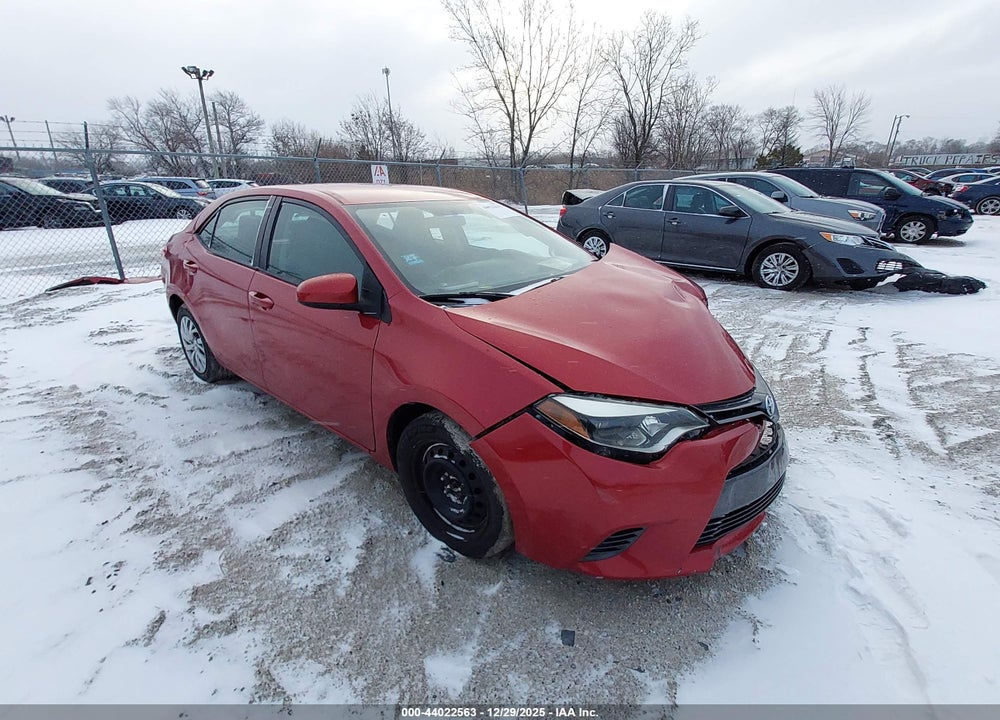 2015 TOYOTA COROLLA LE VIN: 2T1BURHE6FC272049