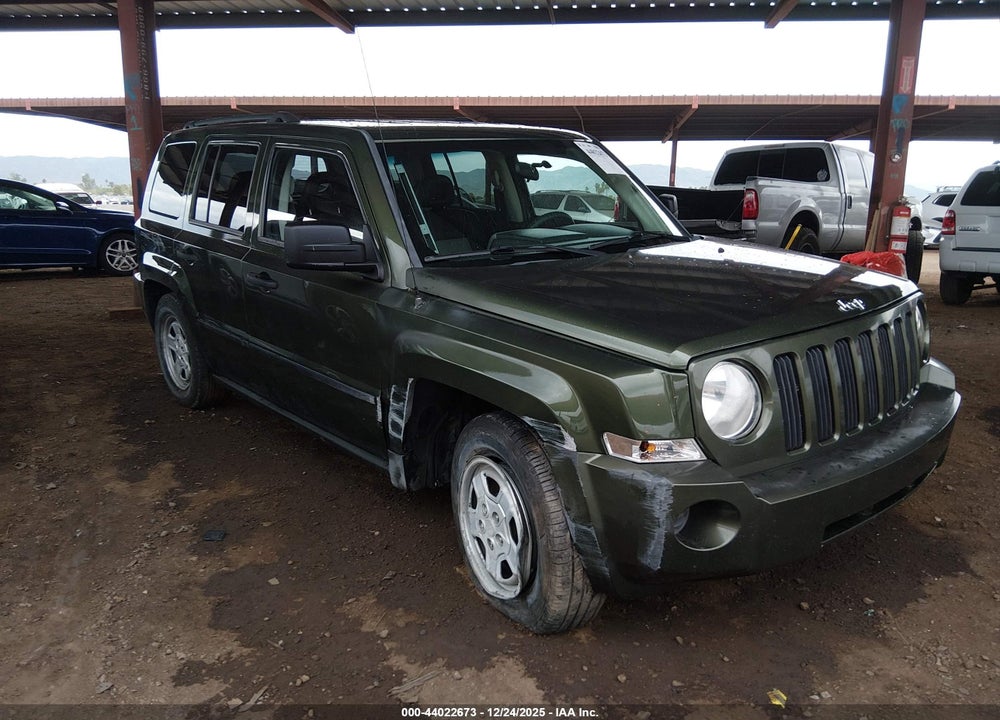2007 JEEP PATRIOT SPORT VIN: 1J8FF28W27D347192