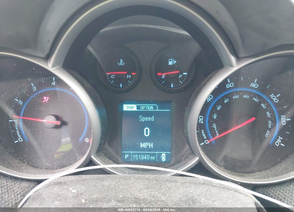 2014 CHEVROLET CRUZE 1LT AUTO VIN: 1G1PC5SB1E7274655
