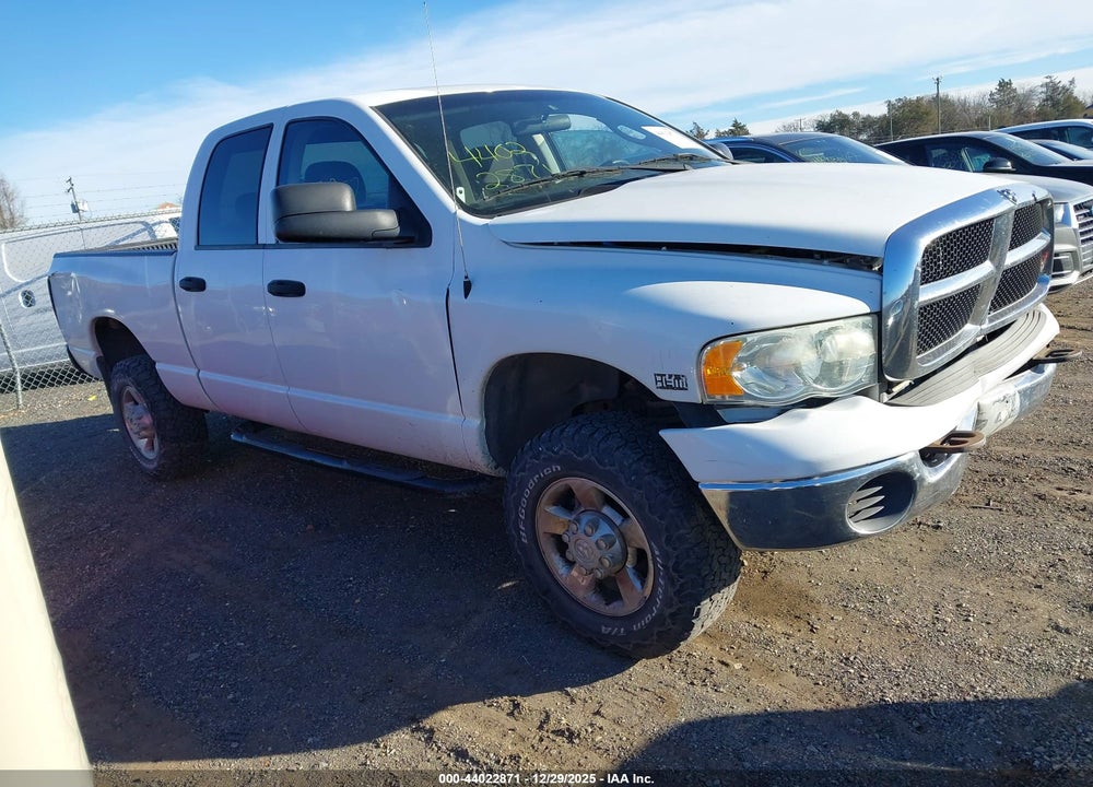 2004 DODGE RAM 2500 SLT/LARAMIE VIN: 3D7KU28D24G114007