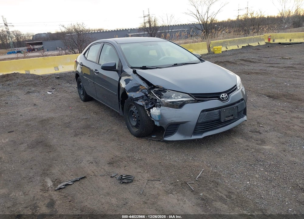 2014 TOYOTA COROLLA LE VIN: 2T1BURHE0EC205848