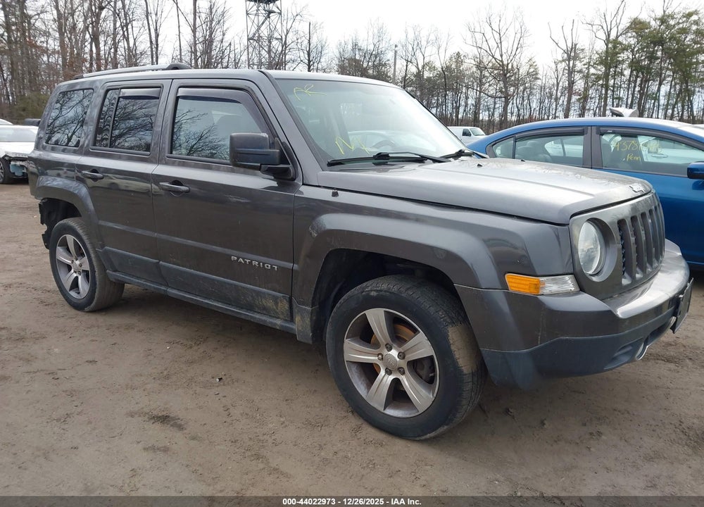 2017 JEEP PATRIOT HIGH ALTITUDE 4X4 VIN: 1C4NJRFB8HD107222