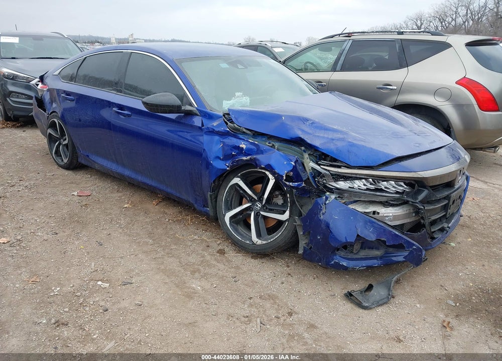 2022 HONDA ACCORD SPORT VIN: 1HGCV1F39NA102454