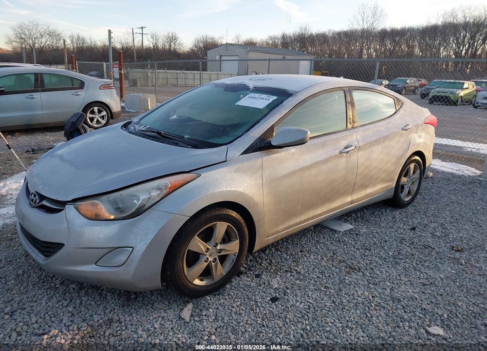 2012 HYUNDAI ELANTRA GLS VIN: 5NPDH4AE9CH099453