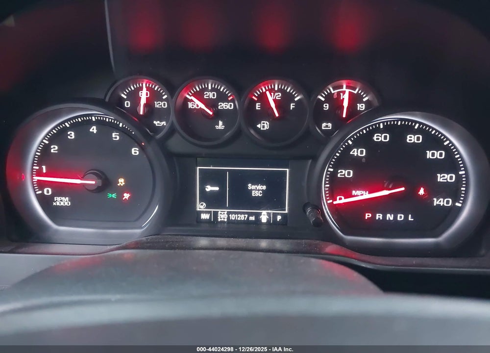 2020 CHEVROLET SILVERADO 1500 4WD  SHORT BED CUSTOM VIN: 3GCPYBEHXLG349989