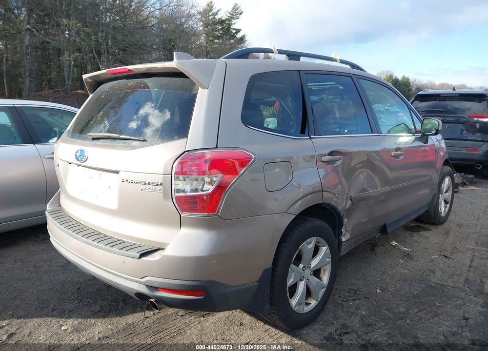 2016 SUBARU FORESTER 2.5I LIMITED VIN: JF2SJARC9GH448811