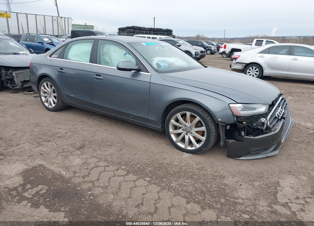 2013 AUDI A4 2.0T PREMIUM VIN: WAUFFAFL1DN007576
