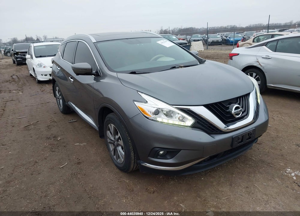2016 NISSAN MURANO SL VIN: 5N1AZ2MH6GN109433