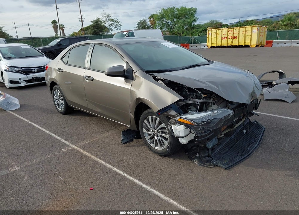 2019 TOYOTA COROLLA LE VIN: 5YFBURHEXKP925993