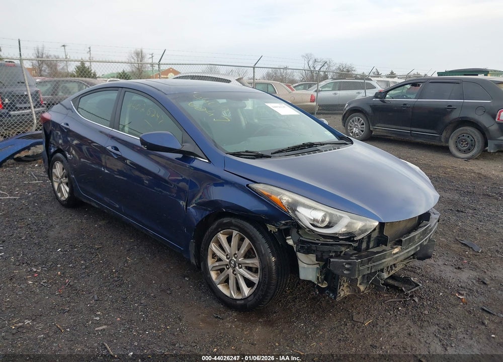 2015 HYUNDAI ELANTRA SE VIN: 5NPDH4AE7FH611702
