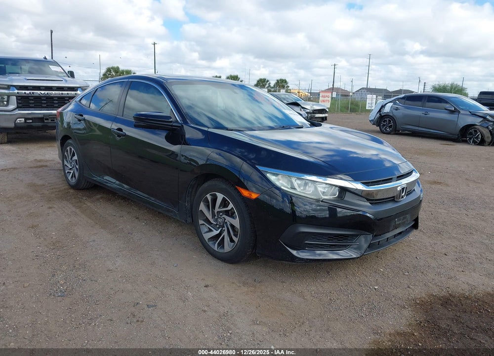 2018 HONDA CIVIC EX VIN: 2HGFC2F75JH596514
