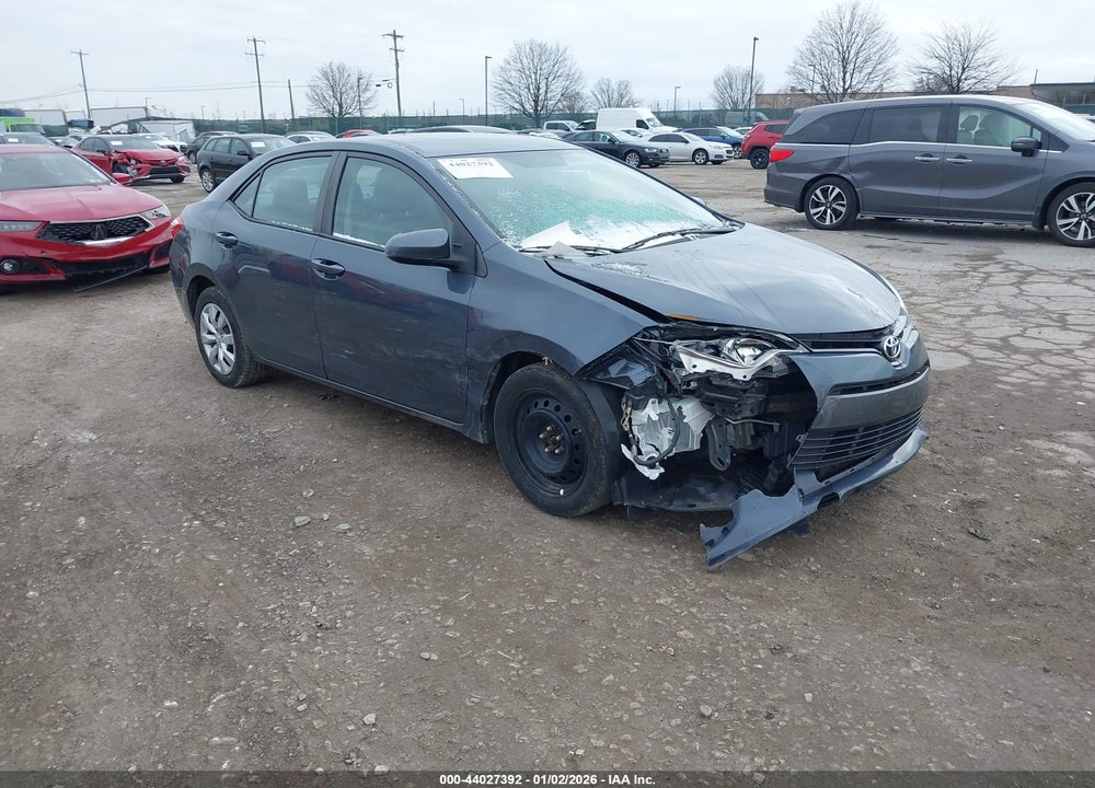 2016 TOYOTA COROLLA LE VIN: 2T1BURHE5GC700033