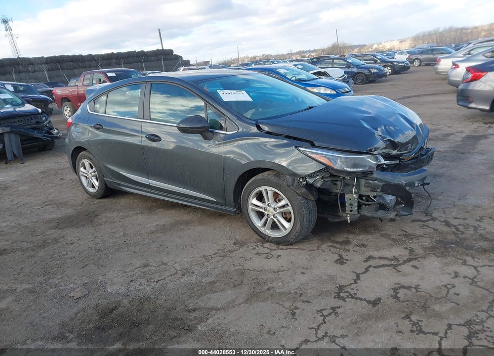 2018 CHEVROLET CRUZE LT MANUAL VIN: 3G1BD6SM7JS596064