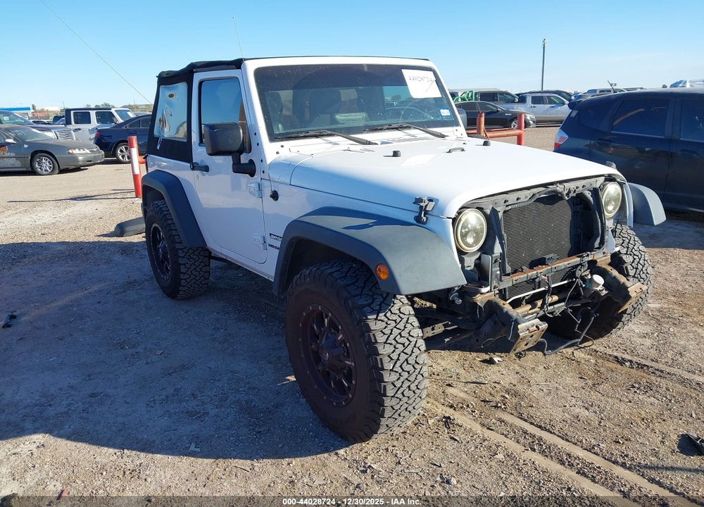 2013 JEEP WRANGLER SPORT VIN: 1C4AJWAG9DL640325