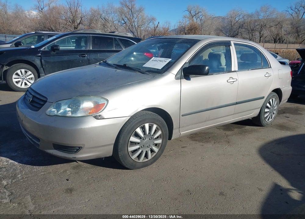2003 TOYOTA COROLLA CE VIN: 1NXBR32EX3Z104366