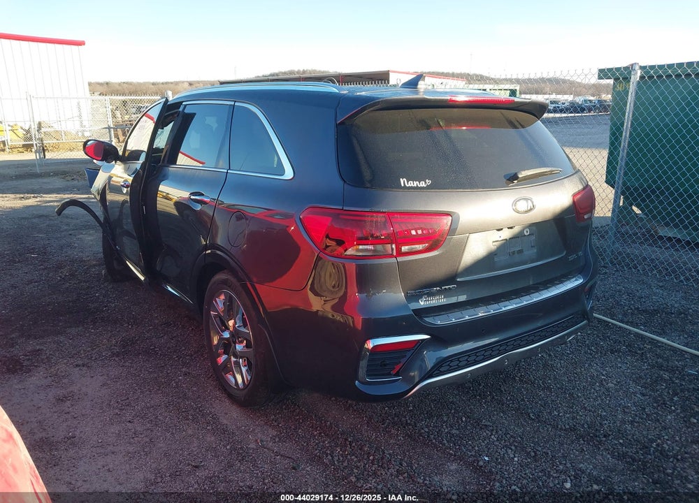 2019 KIA SORENTO 3.3L SXL VIN: 5XYPKDA59KG513433