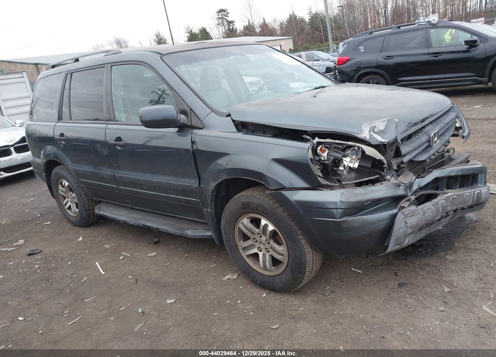 2005 HONDA PILOT EX-L VIN: 5FNYF18515B010861