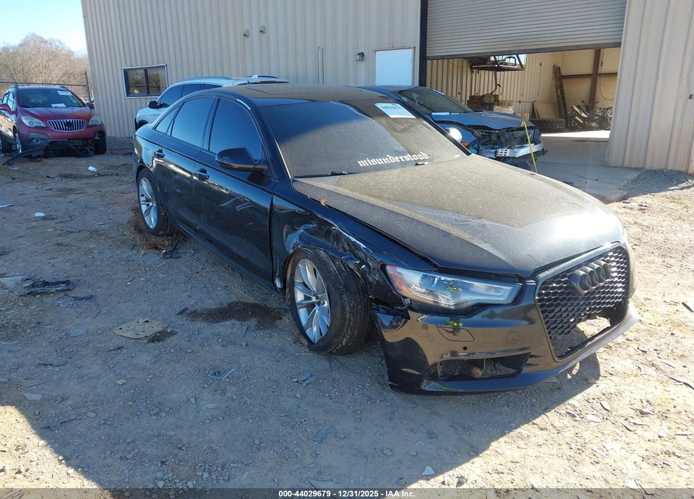 2013 AUDI A6 2.0T PREMIUM VIN: WAUGFAFC0DN063917
