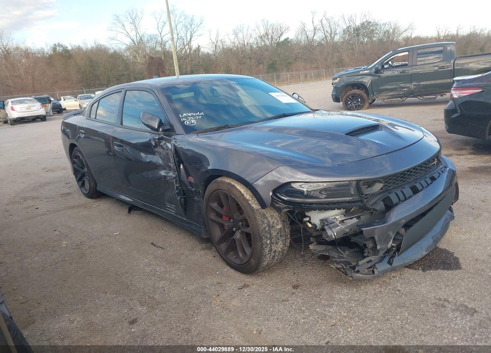 2022 DODGE CHARGER SCAT PACK VIN: 2C3CDXGJ3NH119905