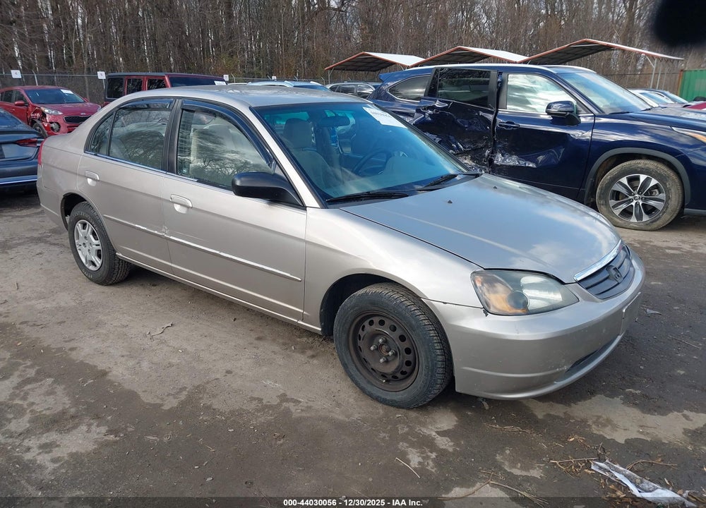 2002 HONDA CIVIC LX VIN: 1HGES16562L058299