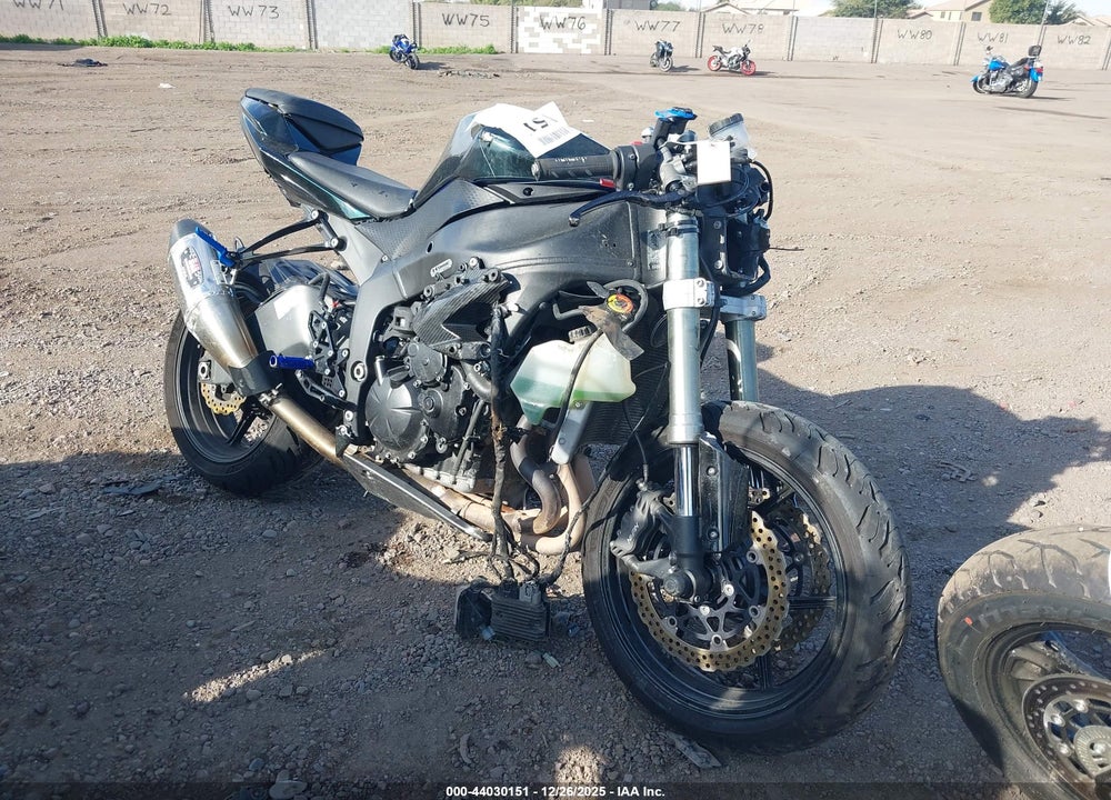 2009 KAWASAKI ZX600 R VIN: JKAZX4R189A006829