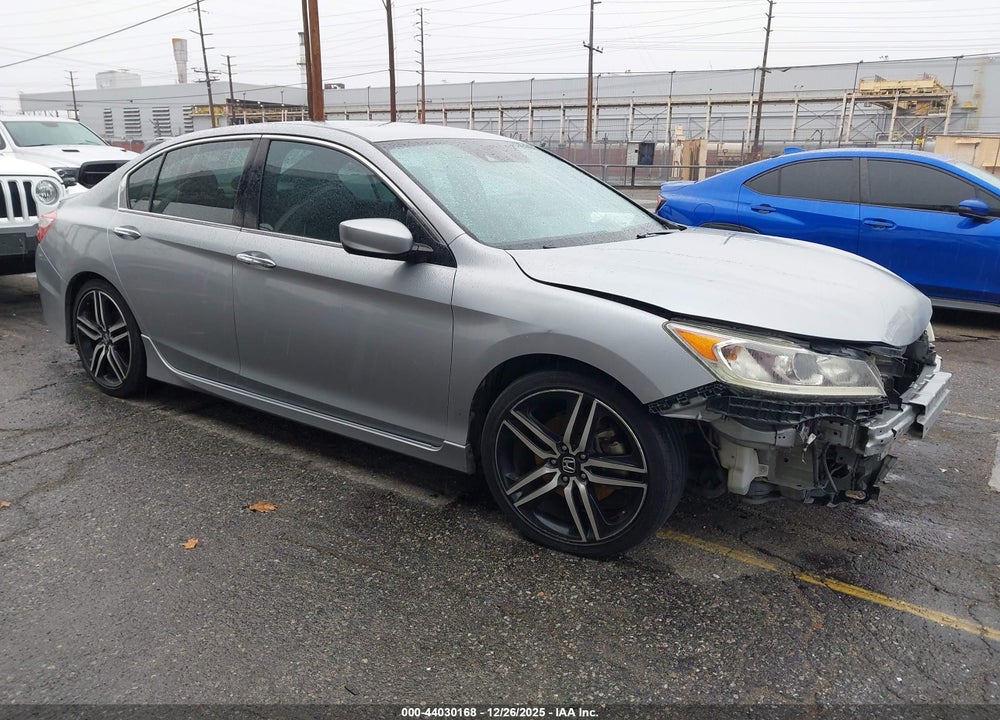 2016 HONDA ACCORD SPORT VIN: 1HGCR2F63GA158994