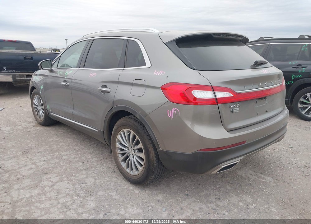 2017 LINCOLN MKX SELECT VIN: 2LMPJ6KR6HBL53945