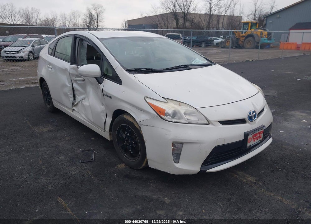 2012 TOYOTA PRIUS THREE VIN: JTDKN3DU5C5457550