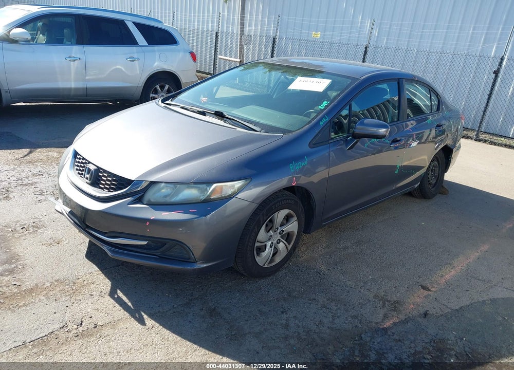 2014 HONDA CIVIC LX VIN: 19XFB2F59EE207245