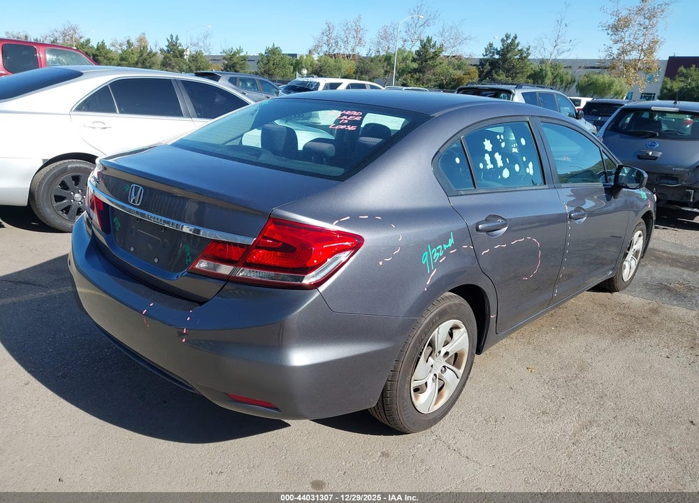 2014 HONDA CIVIC LX VIN: 19XFB2F59EE207245