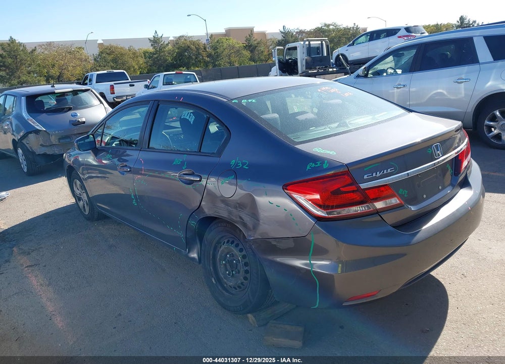 2014 HONDA CIVIC LX VIN: 19XFB2F59EE207245