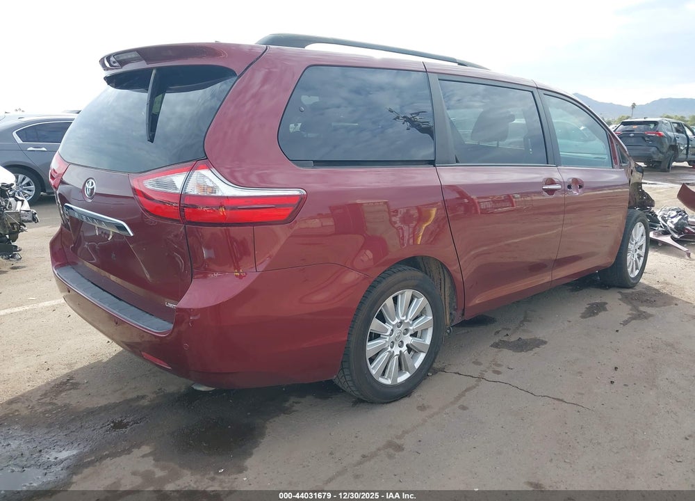 2017 TOYOTA SIENNA LIMITED 7 PASSENGER VIN: 5TDYZ3DC1HS795924