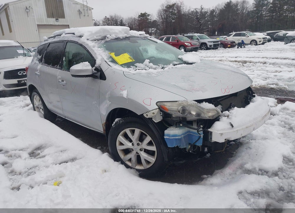 2011 NISSAN MURANO SL VIN: JN8AZ1MW5BW173404