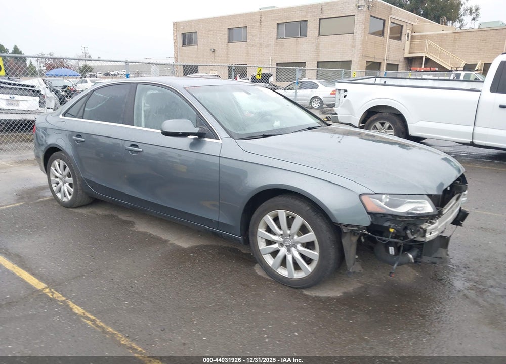 2012 AUDI A4 2.0T PREMIUM VIN: WAUBFAFL6CN008798