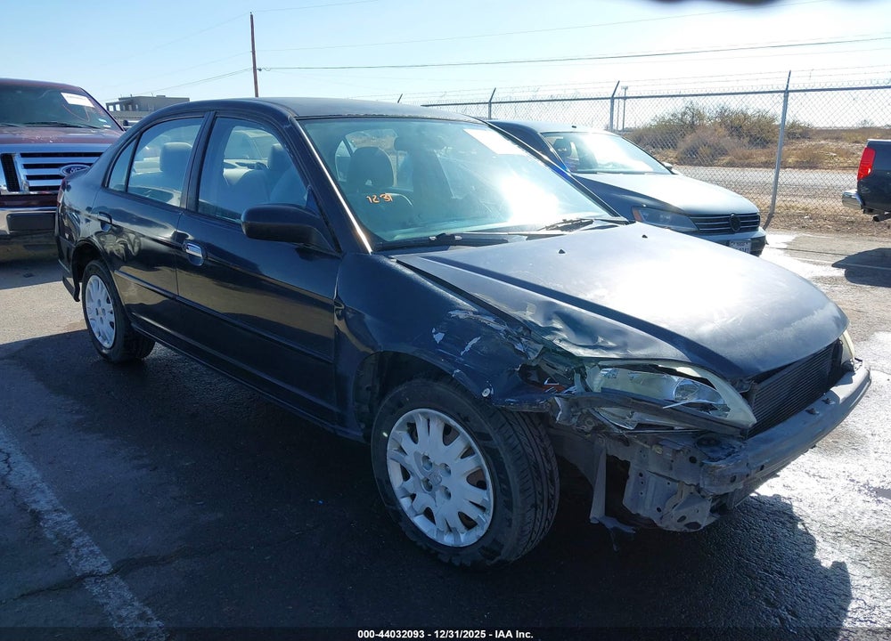 2004 HONDA CIVIC LX VIN: 2HGES16514H512586