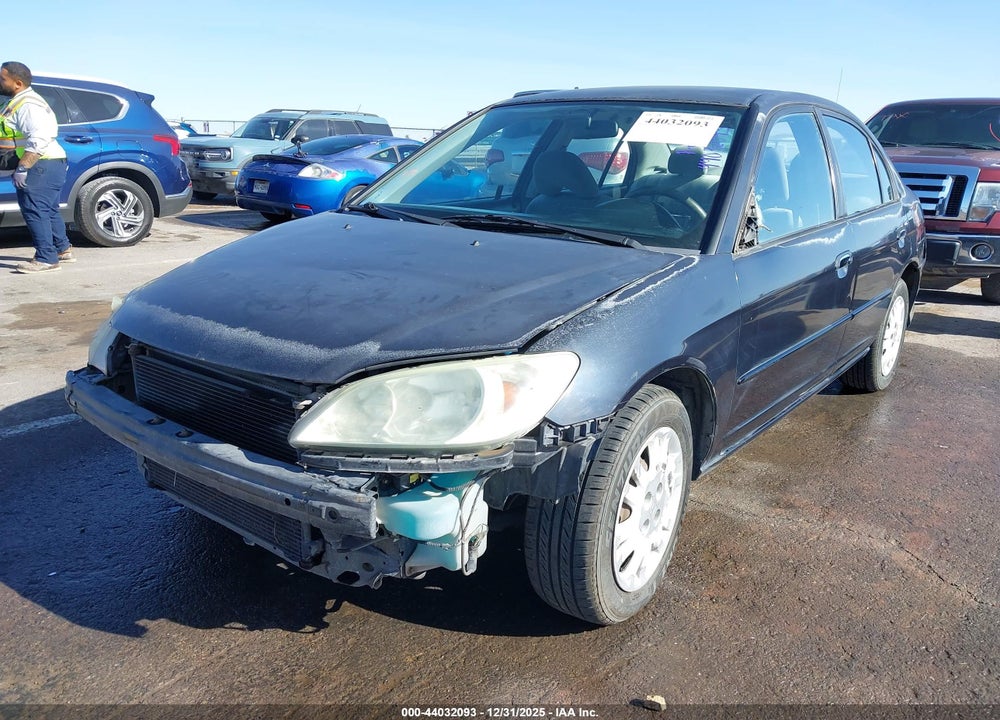 2004 HONDA CIVIC LX VIN: 2HGES16514H512586