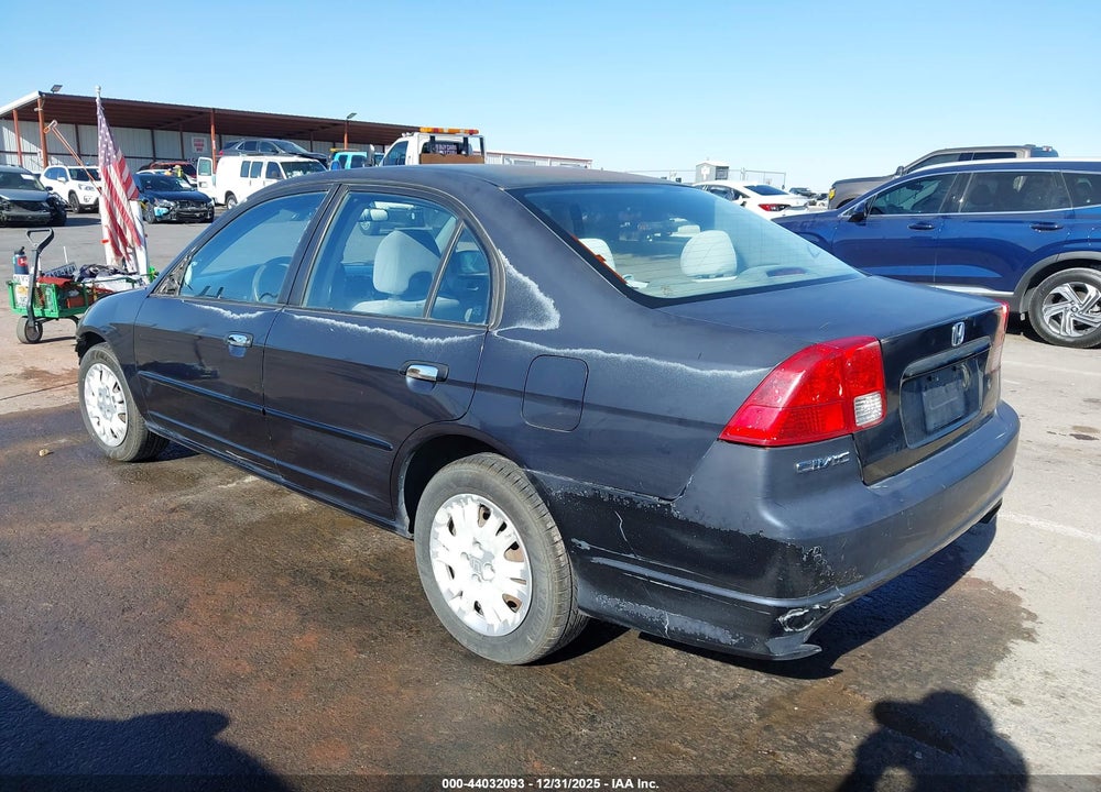 2004 HONDA CIVIC LX VIN: 2HGES16514H512586