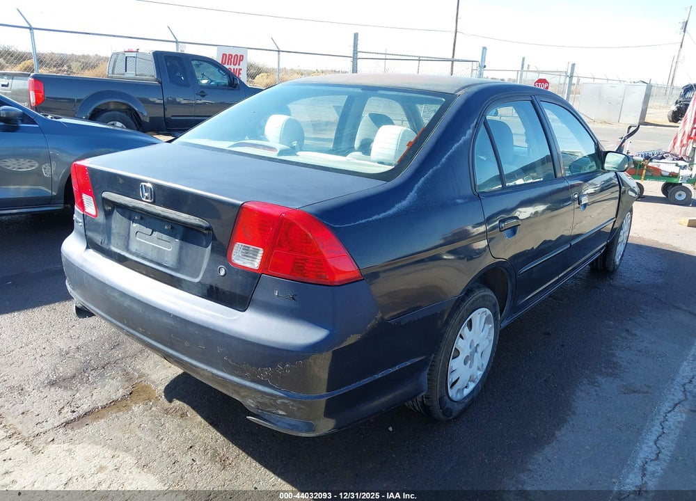 2004 HONDA CIVIC LX VIN: 2HGES16514H512586