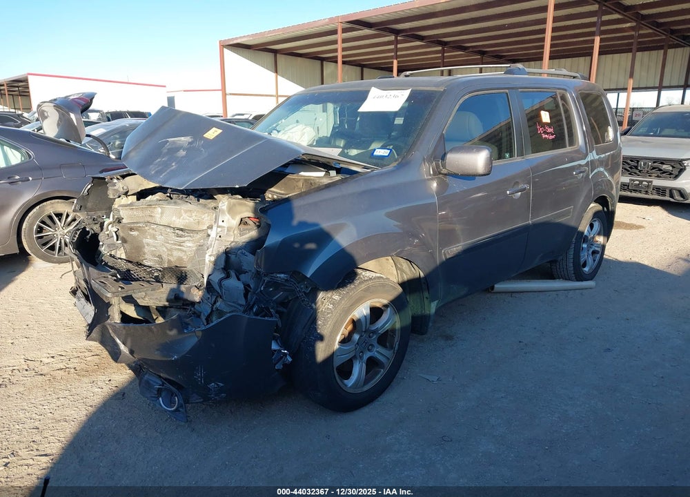 2012 HONDA PILOT EX-L VIN: 5FNYF3H51CB025871