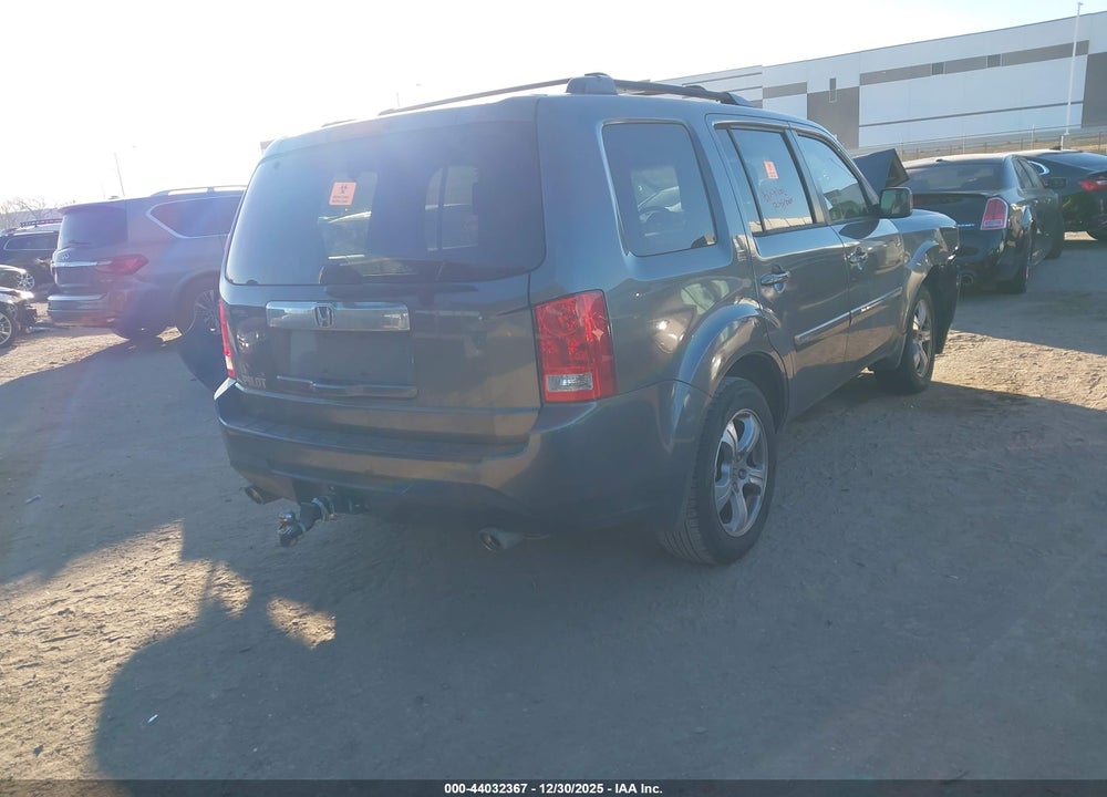 2012 HONDA PILOT EX-L VIN: 5FNYF3H51CB025871