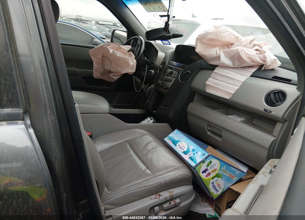 2012 HONDA PILOT EX-L VIN: 5FNYF3H51CB025871