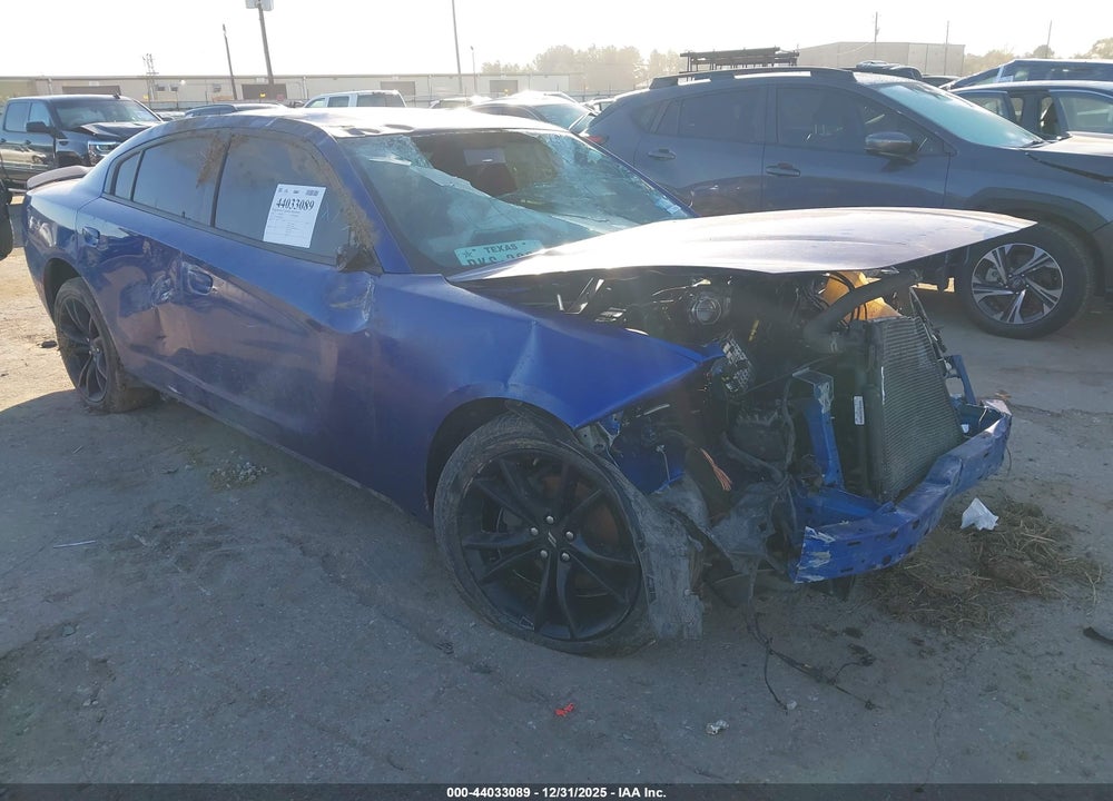 2018 DODGE CHARGER SXT RWD VIN: 2C3CDXBG8JH306692