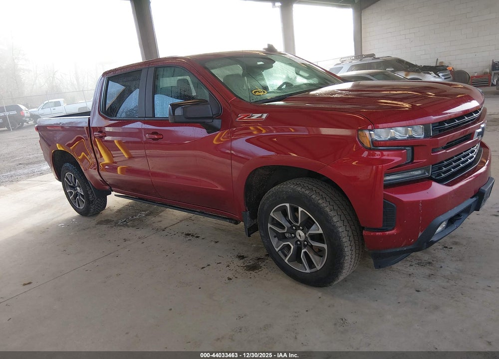 2021 CHEVROLET SILVERADO 1500 4WD  SHORT BED RST VIN: 3GCUYEED1MG473295