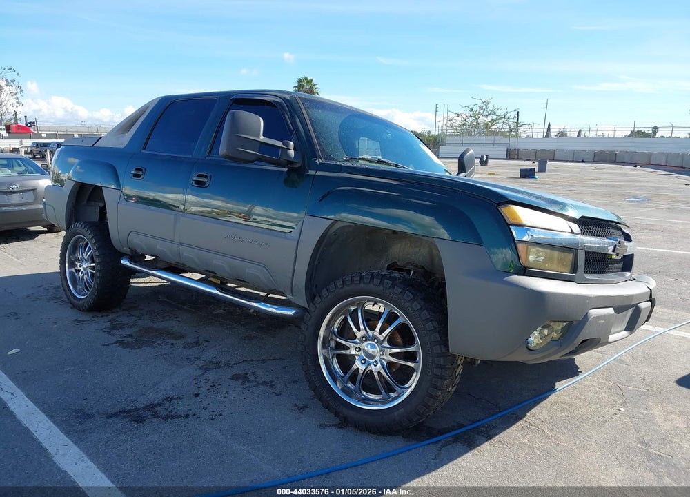 2002 CHEVROLET AVALANCHE 1500 VIN: 3GNEC13T12G117374