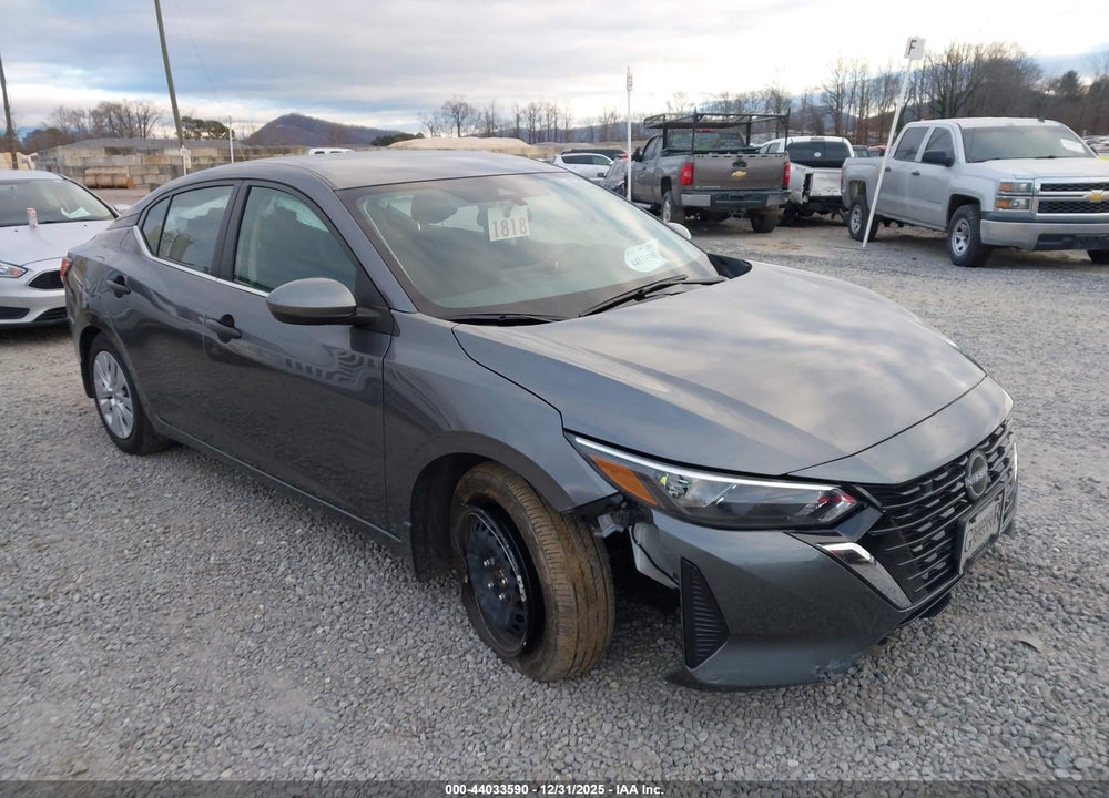 2025 NISSAN SENTRA S VIN: 3N1AB8BV0SY230929