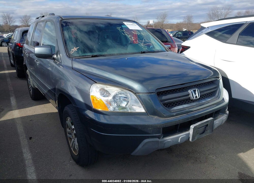 2004 HONDA PILOT EX VIN: 2HKYF18454H570616