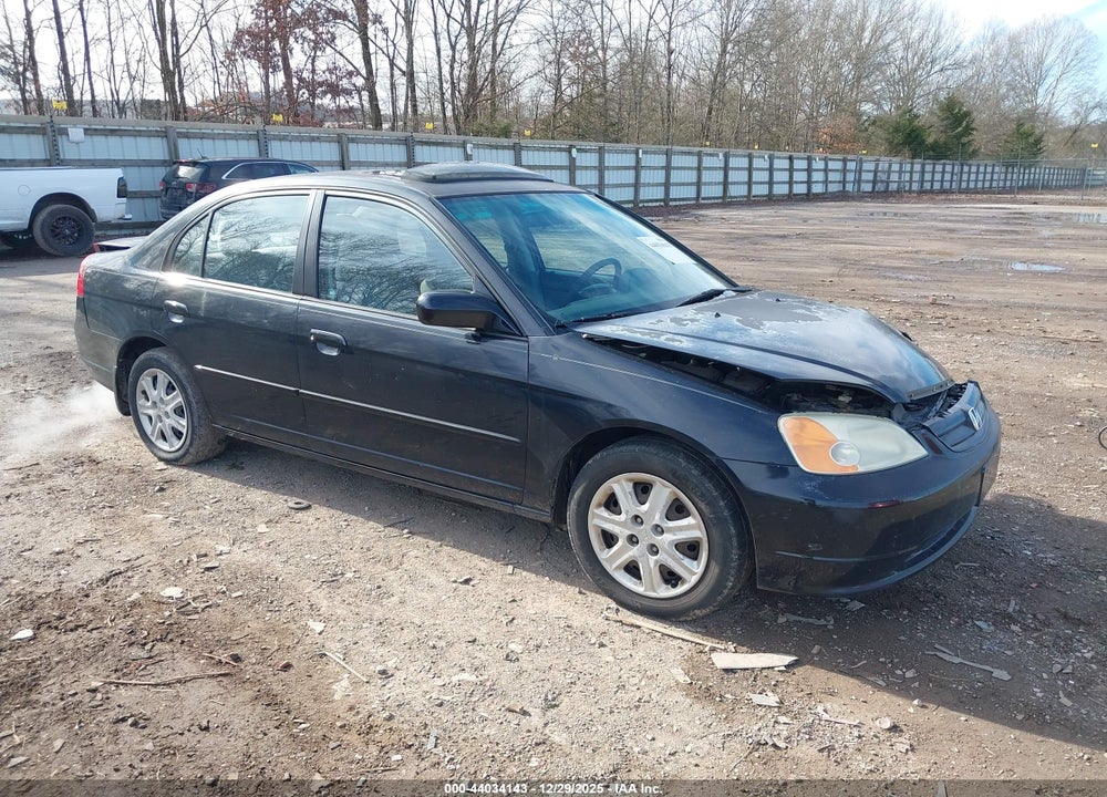 2003 HONDA CIVIC EX VIN: 2HGES26793H609072
